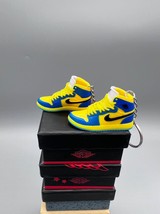 Jordan Limited Material Mini Shoe Keychain with Box Option, Sneaker Keyr... - $10.69+