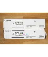 2 Cosmetic OEM Canon iR-ADV 400iF/500iF Black Toner Cartridge GPR-48 Sam... - $1,901.53 MXN