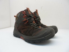 Merrell Kid&#39;s Mid-Cut Capra Waterproof Casual Hiking Boots Brown/Red Size 12M - £45.83 GBP