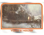 1980 Topps Star Wars ESB #61 Yoda&#39;s House Dagobah - £0.69 GBP