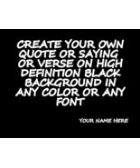CUSTOM QUOTES SIGNS SUBLIMINAL MESSAGE ALL SIZES ANY COLOR BUSINESS OFFI... - $7.79 CAD+