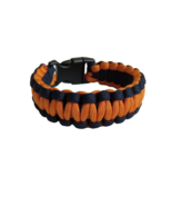 Orange Blue Paracord Survival Bracelet 8 in Long - €2,39 EUR
