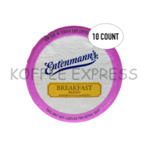 SINGLE SERVE K CUPS ENTENMANN&#39;S COFFEE  BREAKFAST BLEND 10 CT  - $242.06 MXN