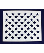 50 Star Field Stencil 14 Mil -12&quot;H x 15&quot;W - Painting /Crafts/ Templates - $27.54