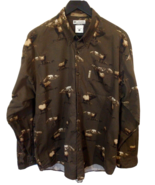 Columbia Sports Casual Long Sleeve Brown Shirt Men&#39;s L Hunting Season  B... - $15.71 CAD