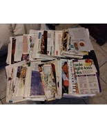 Grandma Lot Vintage Recipes  Magazine  Clippings  - $57.32