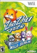 Zhu Zhu Pets: Featuring the Wild Bunch (Nintendo Wii, 2010) Complete VG Tested - £4.63 GBP