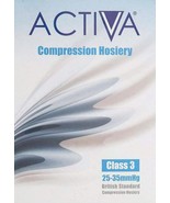 Activa Class 3 Below Knee Compression Support Stockings Open Toe 25-35mmHg - $32.23