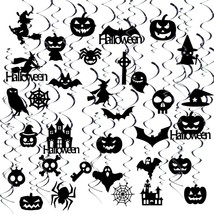 39 Pcs Halloween Hanging Swirls For Halloween Party Supplies Decorations - £20.77 GBP