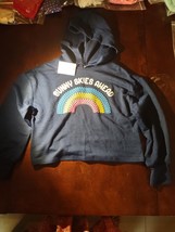 &quot;Sunny Skies Ahead&quot; Girls Navy Size XS 6 Hoodie Sweatshirt - $30.57