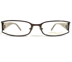 Michael Kors Eyeglasses Frames MK424 200 Brown Striped Semi Rimmed 50-18-130 - £55.75 GBP