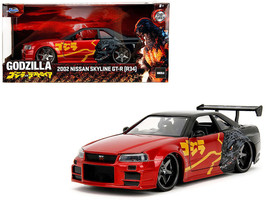 2002 Nissan Skyline GT-R (R34) RHD (Right Hand Drive) Red Metallic and Black &quot;Go - £38.09 GBP