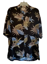Campia Moda Mens Size Xl 100% Rayon Button Up Hawaiin Short Sleeve Shirt - £8.66 GBP