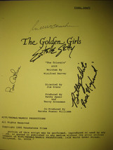 The Golden Girls Signed TV Script Screenplay Autographs Betty White Bea Arthur R - £13.36 GBP