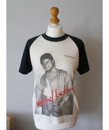80s Michael Jackson  T-shirt - Michael Jackson Raglan shirt, True Vintag... - £70.82 GBP