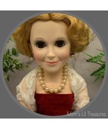 Large Pearl Doll Necklace Earring Set • 18-20 Inch Vintage Doll Jewelry - £7.72 GBP