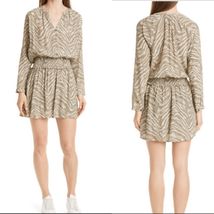 Rails Jasmine Safari Long Sleeve Minidress, Summer Dress, Wildcat, Small... - $83.22