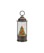 LED Snow Globe Lantern with Cardinal Holly Tree 9.75&quot;H - $98.79 CAD