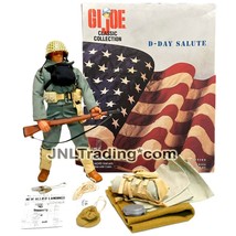 Year 1997 GI JOE Classic 12&quot; Caucasian Soldier : D-DAY SALUTE 1st Infantry Div. - £99.68 GBP