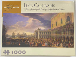 Luca Carlevaris Arrival Earl of Manchester in Venice 1000 Piece Puzzle -... - $34.00
