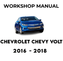 Chevrolet Chevy Volt 2016 2017 2018 Service Repair Workshop Manual - £5.86 GBP