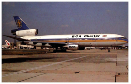 British Caledonian Airways McDonnell Douglas DC 10 at London Airplane Postcard - £4.43 GBP