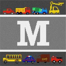 Pepita Needlepoint kit: Letter M On The Road, 10&quot; x 10&quot; - £61.94 GBP+