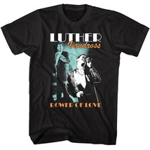 Luther Vandross Power of Love Men&#39;s T Shirt R&amp;B Soul Singer Live on Stage - £21.60 GBP+