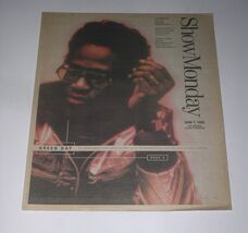 Al Green Van Morrison Show Newspaper Supplement Vintage 1999 Cover Concert - $19.99