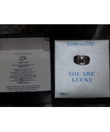 Love this Life YOU ARE LUCKY ELEPHANT SILVER RING Size 8 NEW - $59.80