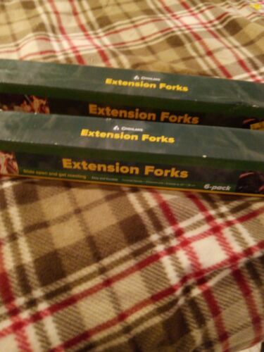 2 -6-Coghlan’s Extension Camp Roasting Forks 30” Chrome Plated Steel Ext... - $9.49