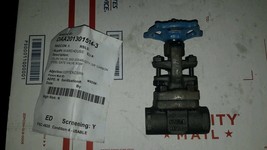 #800 VELAN VALVE S02-2054B-02TY 3/8&quot; CARBON STEEL GATE VALVE $39 - £19.64 GBP