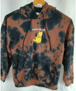 Disney Winnie-the-Pooh Womens&#39; Pooh Bear Embroidered Tie-Dye Hoodie Size M - $19.47 CAD