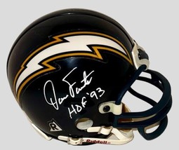 DAN FOUTS AUTOGRAPHED SIGNED CHARGERS RIDDELL MINI HELMET wCOA - $128.69