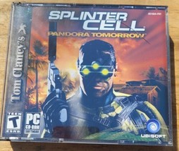 Tom Clancy's Splinter Cell Pandora Tomorrow (Ubisoft 2004 3 discs) game for PC - $9.89