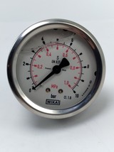 Wika EN837-1 Pressure Gauge 0-10 Bar - $114.00