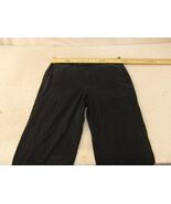Mens Tommy Bahama 90 Silk 10 Cotton Black Flat Front Casual 36 X 32 Pants - $38.01