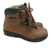ASOLO Hiking Trail Boots Size 5.5 US Womens Girls Brown Leather - $67.28