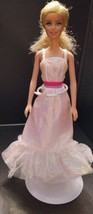 EC Vintage Crystal Barbie Doll Dress ONLY. Snaps work.Material is iridescent - $8.90