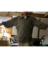 2X TALL ARTIC FLEECE ZIPPER JACKET CHARCOAL NEW! - $25.00