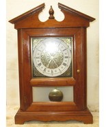	Vintage Pendulum Decorative Wall Clock Battery-Operated Brown Office/Ho... - $68.00