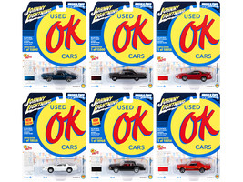 &quot;Muscle Cars USA&quot; 2021 Release 4 &quot;OK Used Cars&quot; Set A of 6 pieces 1/64 Diecast M - £65.33 GBP