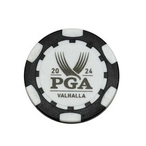 2024 PGA Championship Valhalla  Clay Poker Chip -  Blue  Poker Chip BM - $79.21 MXN