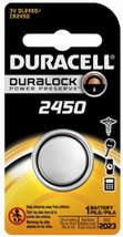 Duracell Lithium Battery Security 3 Volt DL2450B 1 Each (Pack of 9) - £20.58 GBP