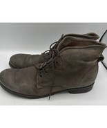 A.S. 98 AS98 CLASH 401201 Leather ANKLE BOOTS Gray Size 45 US 12 - $123.75