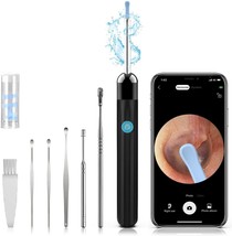 Ear Wax Removal,1296P Earwax Remover Tool with Wireless Control, LED Lig... - £20.07 GBP