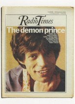 Radio Times Mick Jagger The Rolling Stones Vintage TV Show Postcard - $5.99