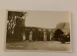 Bangor Cathedral RPPC Postcard Unposted - £15.68 GBP