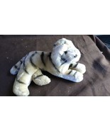 Old Vintage Mohair Stuffed Animal Tiger Toy - $470.27 MXN
