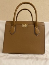 Michael Kors Mott L Satchel Shoulder Bag Acorn - £157.86 GBP